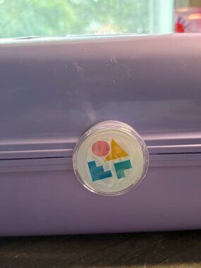 Caboodles Solid Lavendar Makeup Case On-The-Go Carrying Case